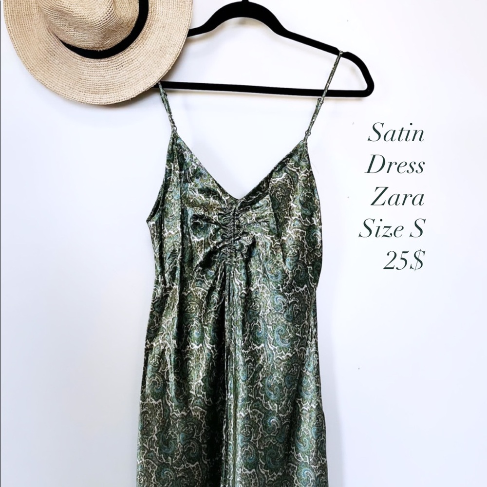 Zara Satin Dress - Perfect for  Summer Date-nights!